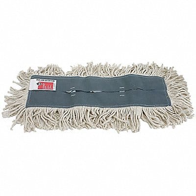 Dust Mop Gray/White Cotton