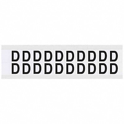Letter Label D 3/4in.Hx21/32in.W Vinyl