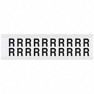 Letter Label R 3/4in.Hx21/32in.W Vinyl
