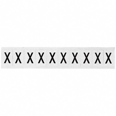 Letter Label 1-1/2 H 1-11/64 W PK10