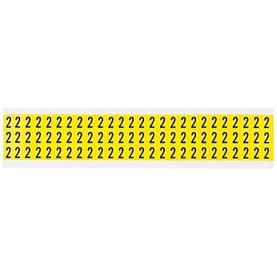 Number Label 2 1/2in.Hx11/32in.W Vinyl