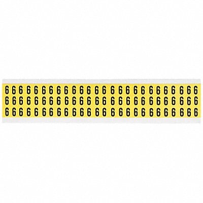 Number Label Character 6 1/2inHx11/32inW