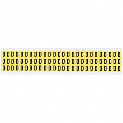 Letter Label D 1/2in.Hx11/32in.W Vinyl