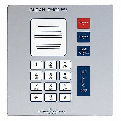 Cleanroom Telephone Flush-Mount