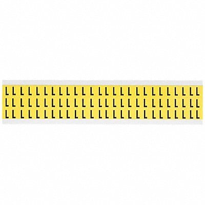 Letter Label L 1/2in.Hx11/32in.W Vinyl