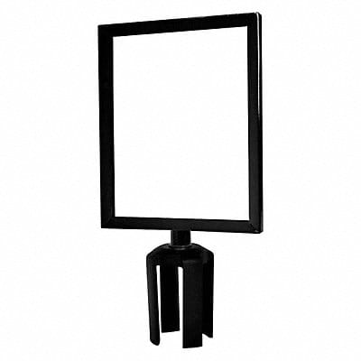 Sign Frame 11 H 8 1/2 W Chrome Black