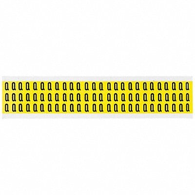 Letter Label Q 1/2in.Hx11/32in.W Vinyl