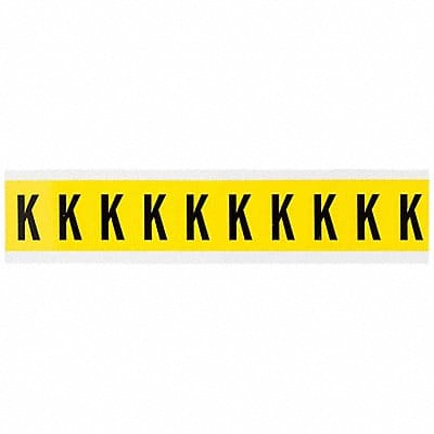 Letter Label K 1-1/2in.Hx7/8in.W