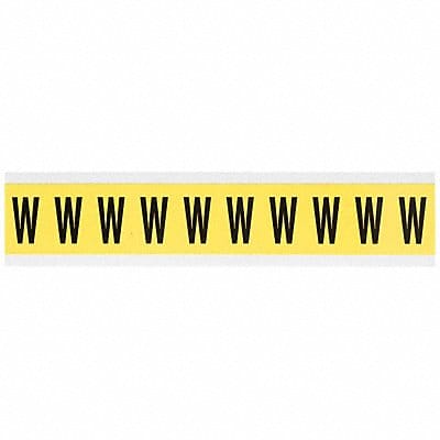 Letter Label W 1-1/2in.Hx7/8in.W Vinyl