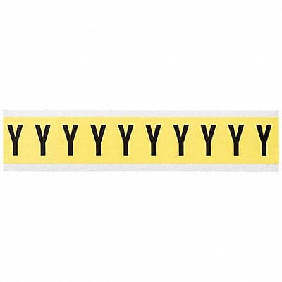 Letter Label Y 1-1/2in.Hx7/8in.W Vinyl