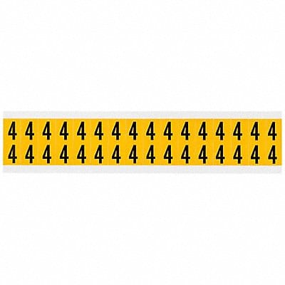 Number Label 4 3/4in.Hx9/16in.W Vinyl