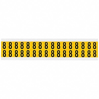 Number Label 8 3/4in.Hx9/16in.W Vinyl