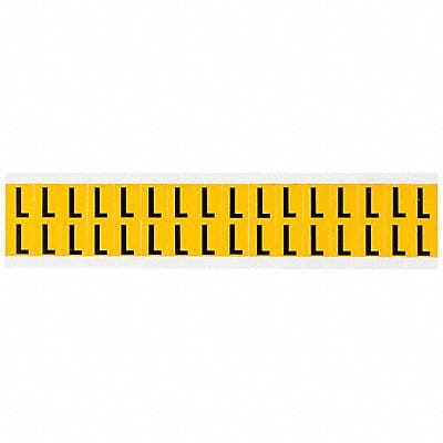 Letter Label L 3/4in.Hx9/16in.W Vinyl