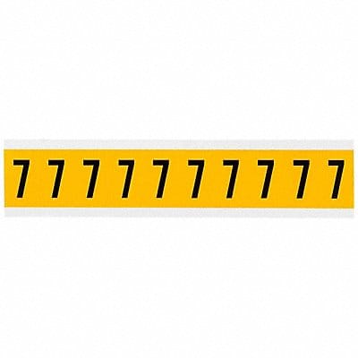 Number Label 7 1-1/2in.Hx7/8in.W Vinyl