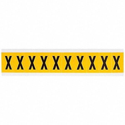 Letter Label X 1-1/2in.Hx7/8in.W