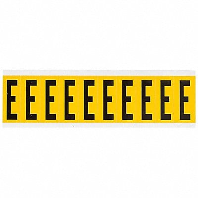 Letter Label E 2-1/4in.Hx7/8in.W Vinyl