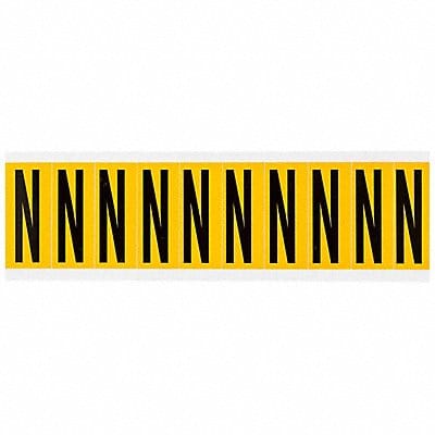 Letter Label N 2-1/4in.Hx7/8in.W Vinyl