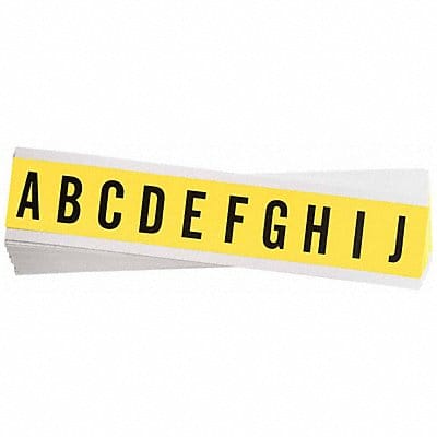 Letter Label A Thru Z 1-1/2in.H PK25