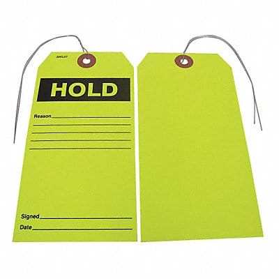 Hold Tag 2-7/8 in W x 5-3/4 in H PK25