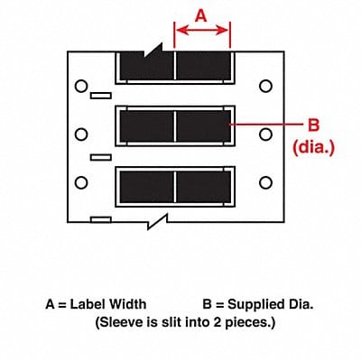 Wire Marking Sleeves 1 in W 0.439 in L Wire Marking Sleeves 1 in W 0.439 in L