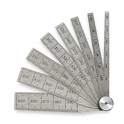 Taper Gauge Set Graduations 0.001 in