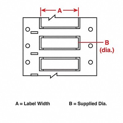 Wire Marking Sleeves 2 in W 0.235 in L Wire Marking Sleeves 2 in W 0.235 in L