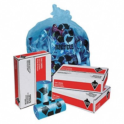 Trash Bag 38 gal Blue PK100