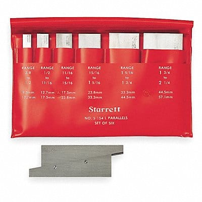 Precision Adj Parallel Set 3/8-2 1/4 In