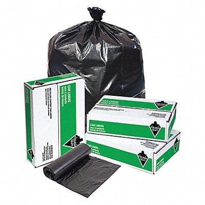 Recycled Trash Bag 56 gal Blk PK100