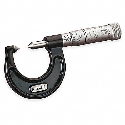 Outside Micrometer 7/8 In Pointed Anvil