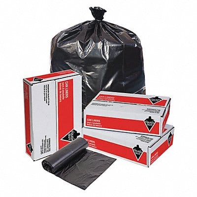 Trash Bag 56 gal Black PK100