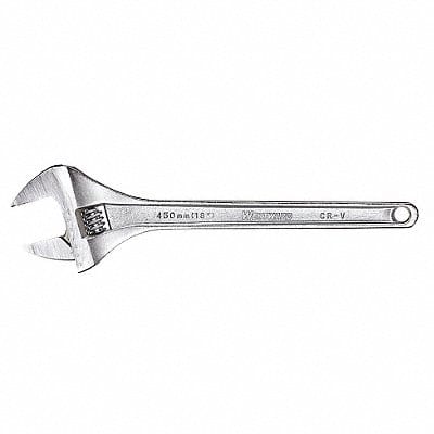 Adj. Wrench CV Steel Chrome 18
