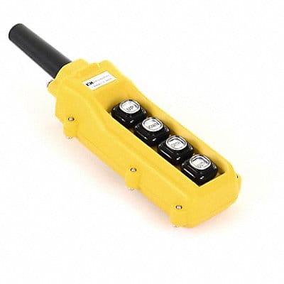 Pendant Station Push Button NO Yellow