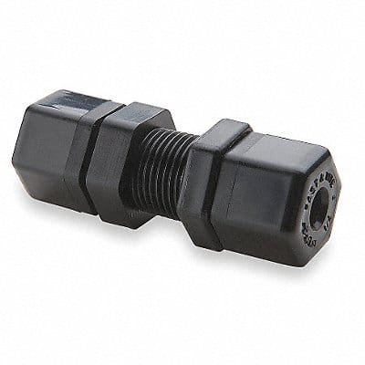 Bulkhead Union Polypropylene Comp 1/4In