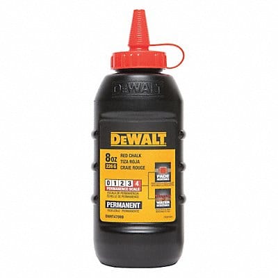 Marking Chalk Permanent Red 8 oz.