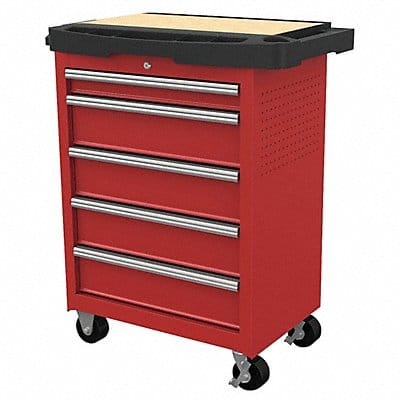 Rolling Tool Cabinet Red Light Duty