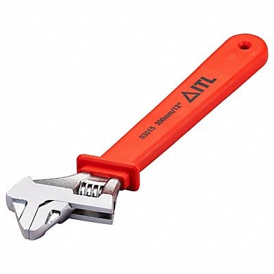 Adj. Wrench Nylon Chrome 12