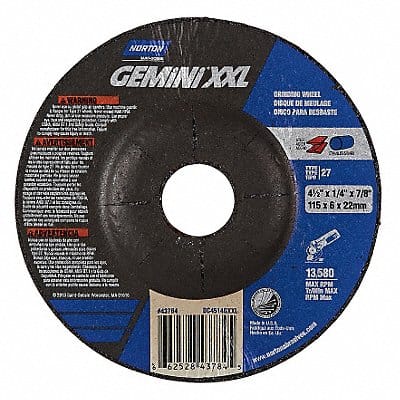 Depressed Center Wheel 4-1/2In 13 580RPM