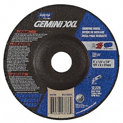 Depressed Center Wheel 5In 12225RPM