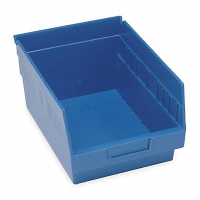 E5730 Shelf Bin Blue Polypropylene 6 in