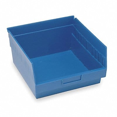 E5731 Shelf Bin Blue Polypropylene 6 in