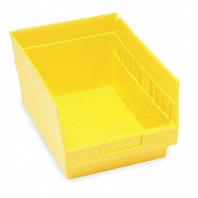 E5730 Shelf Bin Yellow Polypropylene 6 in