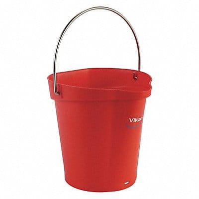 H8704 Hygienic Bucket 1 1/2 gal Red