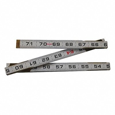 Two Way Reading Folding Rule 72 in.