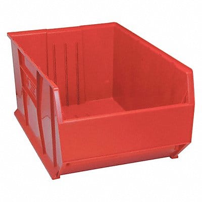 E6588 Bin Red Polypropylene 17 1/2 in