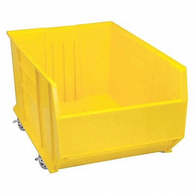 D5574 Mobile Bin Yellow PP 17 1/2 in