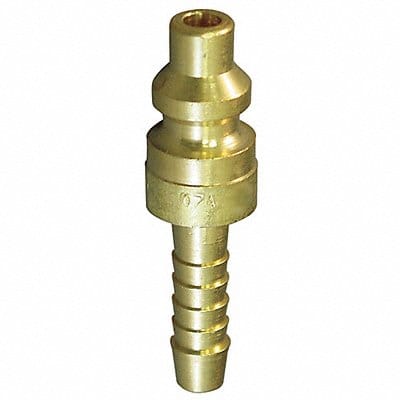Quick Connect Plug 3/8 Body 1/2 Barb