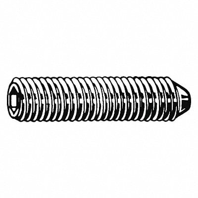 ScktStScrw ConePt 1/4 -20 3/8 L PK100