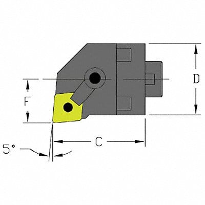 Indexable Cutting Head CNMG 1.7600