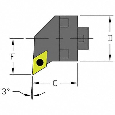 Indexable Cutting Head DCMT 1.9200